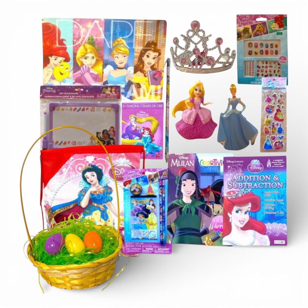 Deluxe Disney Princess Easter Basket Fillers for Girls
